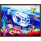 DIY oil painting by numbers for bedroom seascape dolphin picture wholesale hot photos GX6072