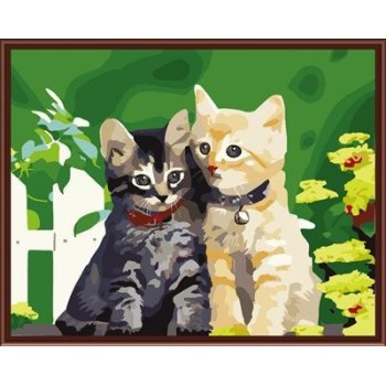 wholesales diy oil painting by numbers abstract paintings canvas oil painting art animal design GX6183
