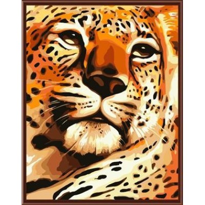 Conjunto de arte pintura pintura por números de la lona de la pintura del tigre diseño animal pintura GX6309