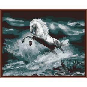 Abstracto pintura del caballo, Running horses pintura, Pintura al óleo por número caliente de fotos 2015 GX6346