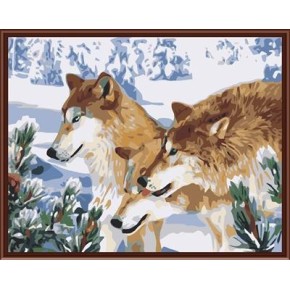 Pinturas al óleo de fotos de animales, Lona de la pintura al óleo por números, Gx6341