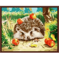 Nueva de fábrica de la pintura al óleo, diy pintura al óleo by números, ventas al por mayor de la fábrica de yiwu nuevo diseño animal GX6215