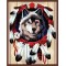oil painting by numbers animal picture 2015 new wolf photo GX6358