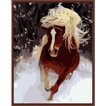 GX6443 YIWU factory wholesales art suppliers 2015 new running horse desgn painting by numbers