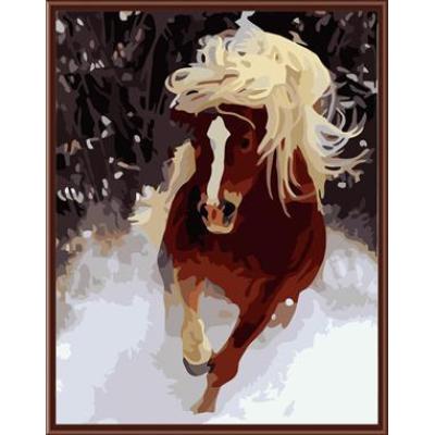 Gx6443 fábrica de YIWU al por mayor arte proveedores 2015 nueva running horse desgn pintura by números