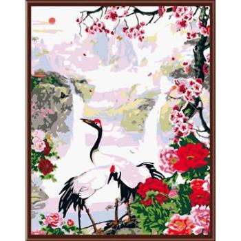 animal and flower picture handpainted oil painting on canvas painting by number GX6413 wholesales art suppliers