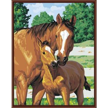 animal picture horse design handpainted oil painting on canvas painting by number GX6415 wholesales art suppliers yiwu