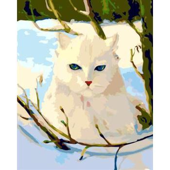 cat oil canvas painting by numbers GX6650 animal picture painting paint boy EN71-123,CE