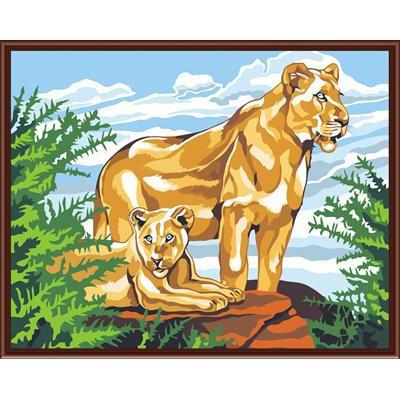animal picture handmaded oil painting by numbers GX6504