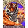animal design tiger picture abstract oil paint by number GX6690 yiwu art suppliers