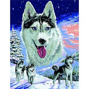 abstrakten Öl gemälde von nummer 2015 fabrik heißer verkauf Bild gx6780 wolf design