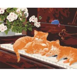 Handmaded acryl-malerei auf leinwand gx6796 Katze und vogel-design malen nach zahlen