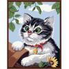 oil painting on canvas painting by number GX6427 animal cat design wholesales art suppliers yiwu