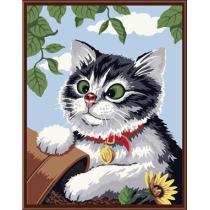 oil painting on canvas painting by number GX6427 animal cat design wholesales art suppliers yiwu