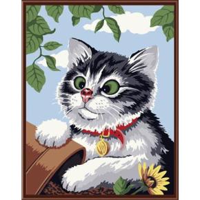 Ölbild auf leinwand gemälde von nummer gx6427 katze design großhandel kunst lieferanten yiwu
