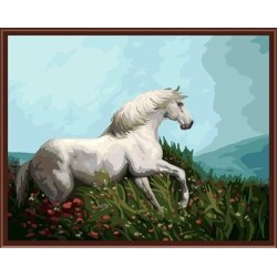 Öl malen nach zahlen yiwu malen junge marke neuware design pferd Bild gx6846