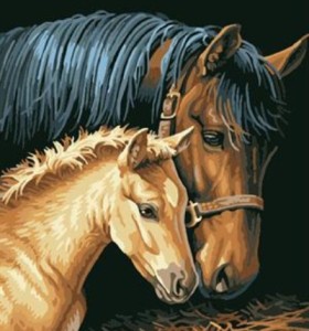 Öl malen nach zahlen pferd bild gx6931 malerei auf leinwand