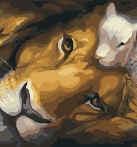 Pintura al óleo by número de animales de acrílico imagen handmaded pintura en la lona GX6981 paintboy marca