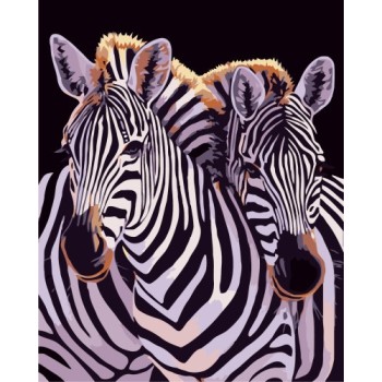 diy painting by numbers for bedroom GX7141 2015 new photo animal zebra design