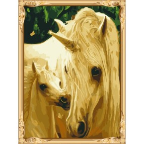 2015 neue produkte heißen pferd foto abstrakte malen nach zahlen für erwachsene gx7289