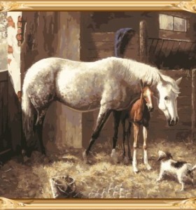 heißen foto russische pferd leinwand Ölgemälde für wohnkultur gx7319