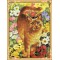 GX7358 yiwu art suppliers cat paint by numbers canvas diy oil painting