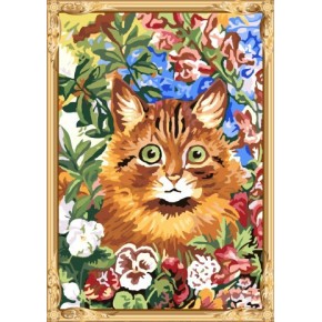 Gx7427 pintar sus propios lona foto del gato diy pintura al óleo by números para liveing room decor