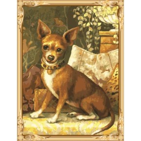 gx7425 tier hund Photo Paint Ihre eigene Leinwand Öl malen nach zahlen
