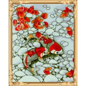 gx7686 fisch leinwand Öl malen nach zahlen wand kunstmalerei