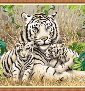 Nuevo tigre pintura diy by números GX7810