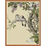 chinesische blumen und Vogel Öl malen nach zahlen kit für den großhandel gx7876