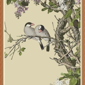 chinese flower and bird oil painting by numbers kit for wholesale GX7876