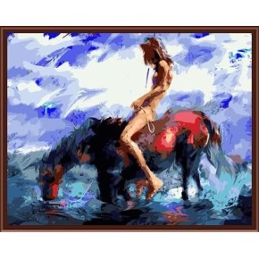 Gerahmte heiß nackt mädchen foto malen nach zahlen auf leinwand für wand-kunst gx6847