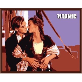 handmade moderne Ölgemälde von nummer yiwu manufaktur titanic malerei auf leinwand gx6258