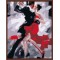 canvas oil painting by numbers ,hot photo dancer picture GX6343