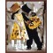 oil painting girl and boy photo ,canvas oil painting by numbers ,GX6342