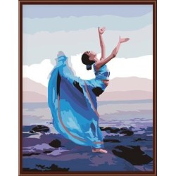 Nackte frauen Ölgemälde, malen nach zahlen nude mädchen kunst bild, tänzerin foto gx6350