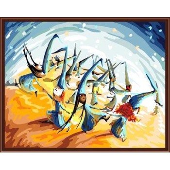 Yiwu factory new design oil painting by numbers - manufactor - EN71,CE, painting art set GX6106