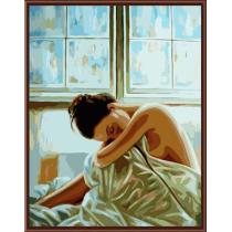 oil painting by numbers handpainted wholesales 2015 new nude women design GX6482