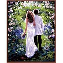 Hochzeitsfoto diy malen nach zahlen kit gx6480