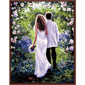 Hochzeitsfoto diy malen nach zahlen kit gx6480