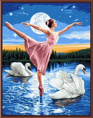 diy painting by numbers on canvas factory new design GX6539 women dance girl picture