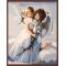 GX6508 paint by number on canvas angel design little girl angel picture