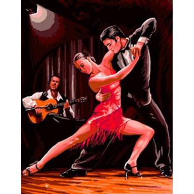 Gx6717 bailarines modernos diseño pintura al óleo pintura by número 2015 nuevo diseño