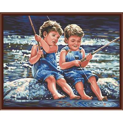 GX6806 canvas oil painting by numbers cheap art supplies
