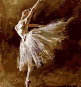 paint by numbers kit women dancer pictures painting on canvas GX6969 wholesales new design 2015