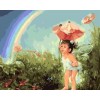 paint by numbers art kit yiwu art supplies art painting set little girl picture 2015 hot photo GX7052