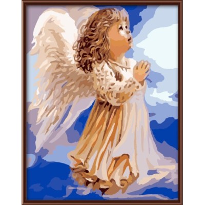 yiwu art suppliers little girl design diy digital painting by numbers for kids painting GX7396