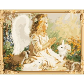 gx7275 wand kunst kleine mädchen engel bild Öl malen nach zahlen für wohnkultur