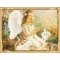 GX7275 wall art little girls angel picture oil painting by numbers for home decor